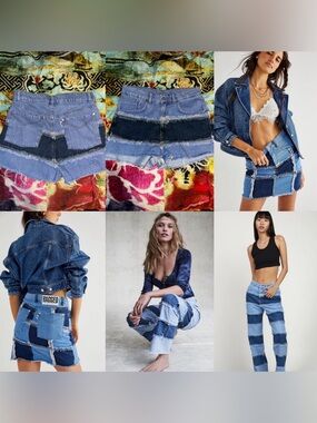 Rare Find The Ragged Priest Panel Resolute Jean Shorts